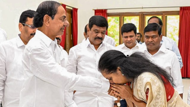 K Kavitha's letter to KCR leaks (PTI Image)