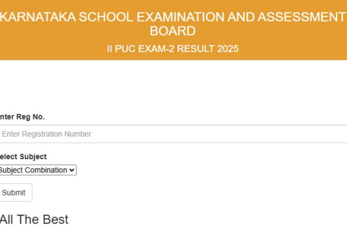Karnataka 2nd PUC Exam 2 Results 2025 Declared, 31.27% Qualify; Check Exam 3 Dates