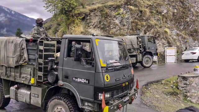 Security unit   keeps vigil during a hunt  cognition  successful  J&K's Kishtwar. (PTI photo)
