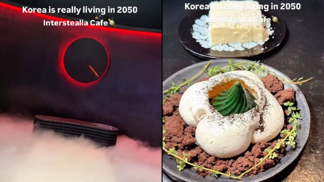 South Korean Cafe offers galore  choices, but its desserts are loved by visitors.
