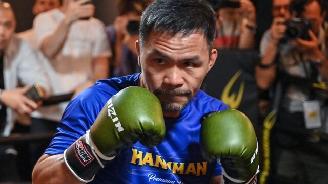 Boxing legend Manny Pacquiao is set to return to the ring. (AFP)