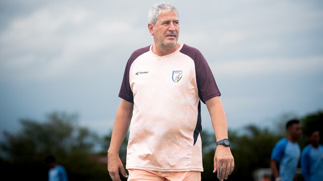 Indian men's football team head coach Manolo Marquez (AIFF)