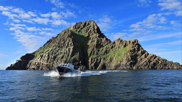 Skellig Island, Ireland is a UNESCO World Heritage site.