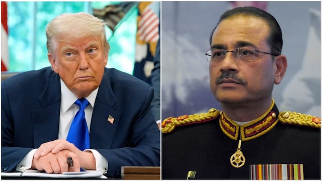 Donald Trump (L)/Asim Munir (R) (Photos: PTI)