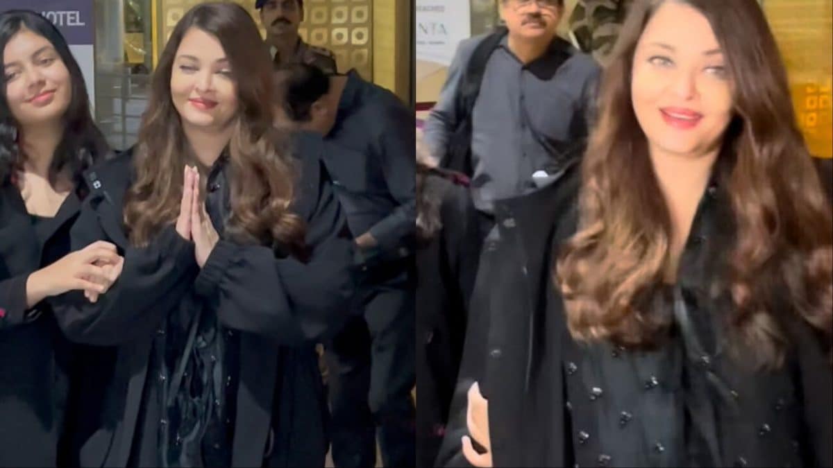 Aishwarya Rai Bachchan Channels Off-Duty Elegance As She Returns From Cannes
