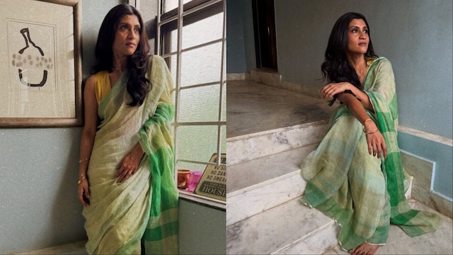 Konkona Sen Sharma Makes A Strong Case For Pastel Sarees This Summer