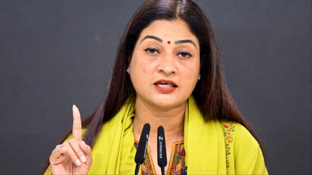 A file photo of All India Mahila Congress president Alka Lamba (PTI)