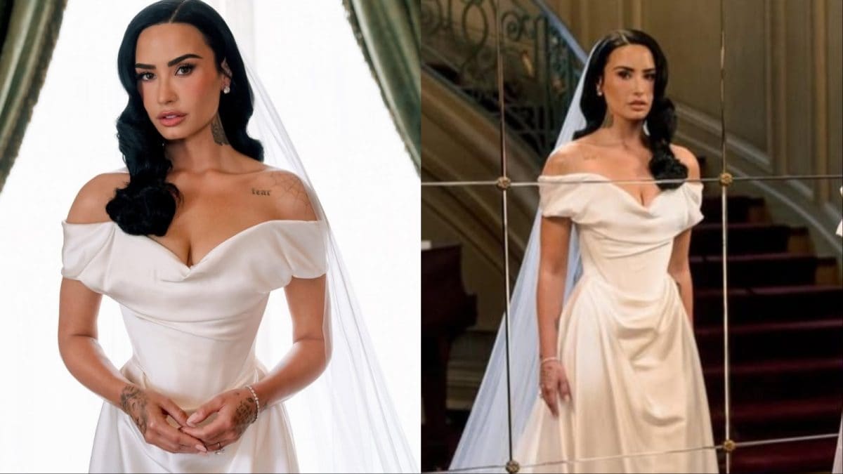 Demi Lovato Stuns In A Classic Vivienne Westwood Gown For Her Intimate Wedding