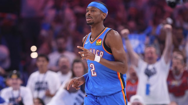  Shai Gilgeous-Alexander helped Oklahoma City beat Minnesota Timberwolves (AP)