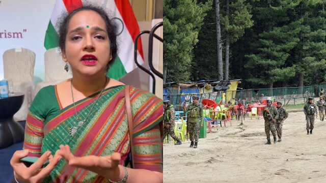 Vaishali Bhatt and her husband had left the scenic Baisaran Valley just hour and half before the attack. (X)
