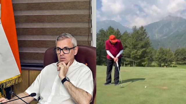 Jammu and Kashmir Chief Minister Omar Abdullah meets cabinet. Farooq Abdullah plays golf