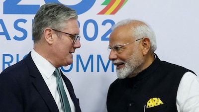 Prime Minister Modi and UK Prime Minister Keir Starmer. (File)
