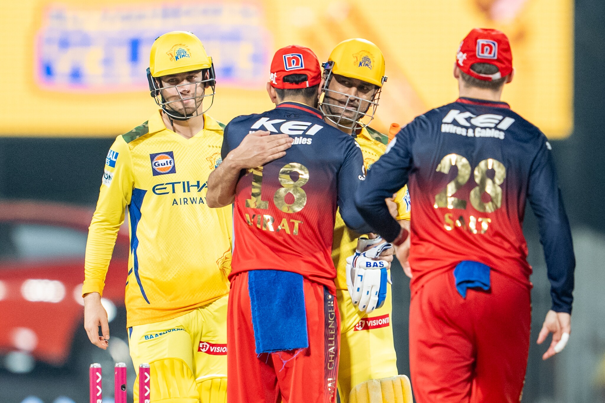RCB also embarrassed CSK in the previous outing this season, breaking their 18-year jinx of losing at Chepauk in dominant fashion with a 50-run win. (Sportzpics) RCB also embarrassed CSK in the previous outing this season, breaking their 18-year jinx of losing at Chepauk in dominant fashion with a 50-run win. (Sportzpics)