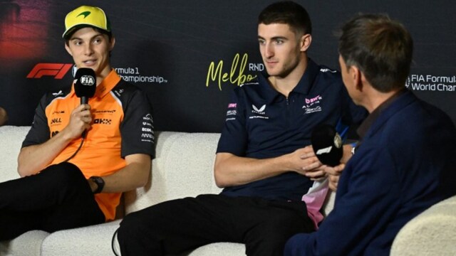 Oscar Piastri with Jack Doohan (AFP)