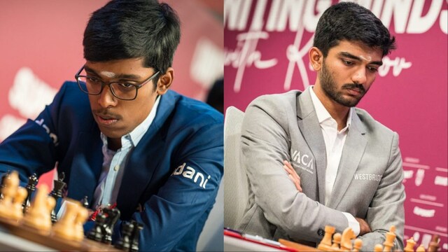 Praggnanandhaa and Gukesh at the Superbet Classic (X)