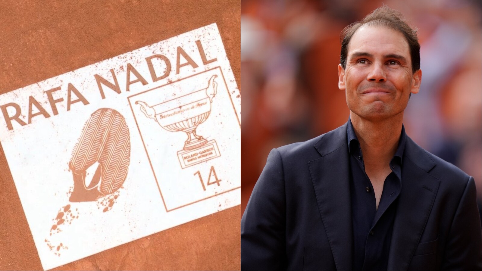Rafael Nadal Leaves Permanent Footprint On Court Philippe Chatrier