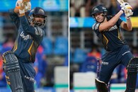 MI Vs GT, IPL 2025 In Photos: Coetzee, Tewatia Clinch Rain-Hit Thriller To Take 3-Wicket Win