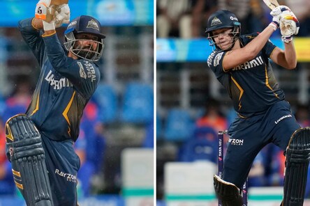 MI Vs GT, IPL 2025 In Photos: Coetzee, Tewatia Clinch Rain-Hit Thriller To Take 3-Wicket Win