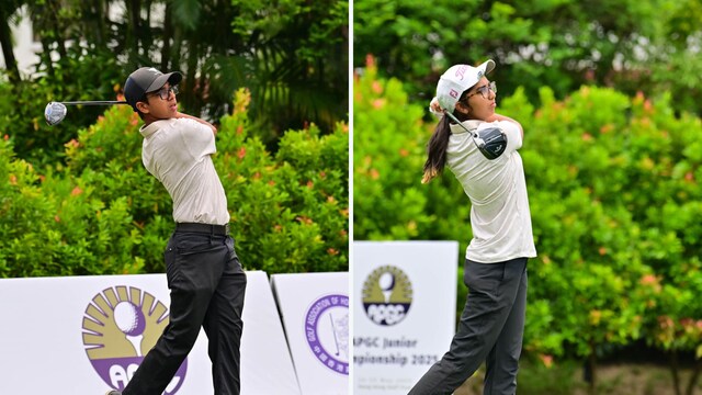 Ranveer Mitroo and Kashika Mishra at APGC Junior Championship