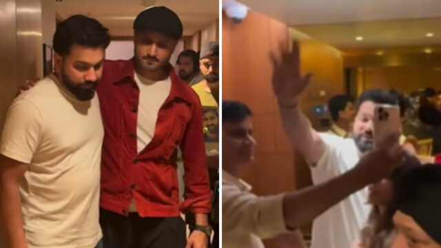 Rohit Sharma and Harbhajan Singh. (Image: Instagram)