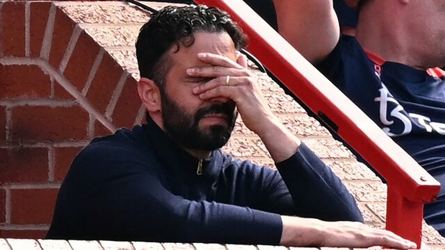 Ruben Amorim distraught by Man United's performances lately (AFP)