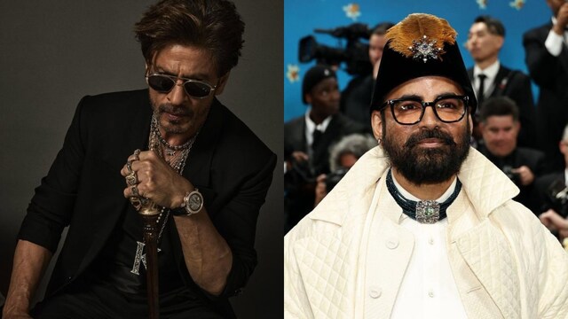 Sabyasachi Mukherjee (right) attended the 2025 Met Gala celebrating Superfine: Tailoring Black Style at Metropolitan Museum of Art in New York City.