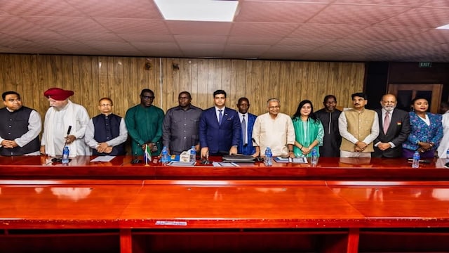 The delegation met with key figures in Sierra Leone’s government, including the vice president, speaker of parliament, deputy minister of defence, national security coordinator, and foreign affairs officials. Pic/News18