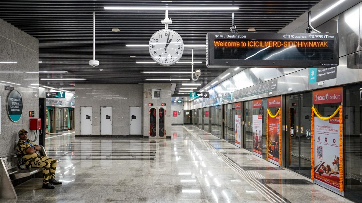 Deserted Platforms, Low Footfall At Mumbai’s Siddhivinayak Metro Station Days After Launch