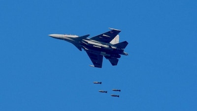 The Sukhoi-30MKI will serve as the primary launch platform, capable of carrying multiple SAAWs through the Indigenous Smart Quad Rack System. (File Pic)