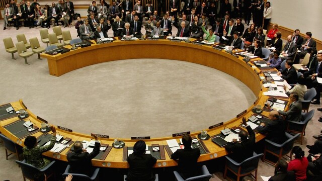 Indian officials briefed the monitoring team of the UN Security Council’s 1267 Sanctions Committee. (AFP)