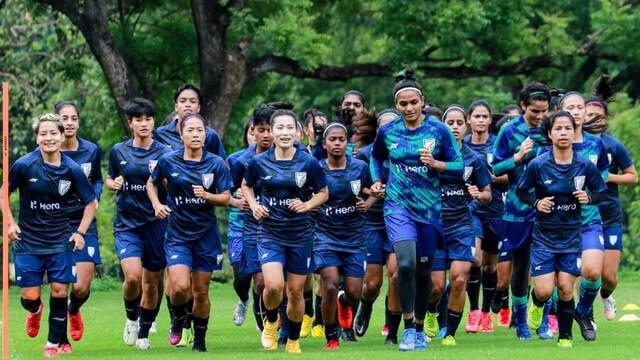 Indian Women's Football Team. (X) 