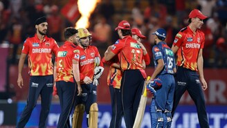 Punjab Kings win during match 54 of the Indian Premier League season 18 (IPL 2025) between Punjab Kings and Lucknow Super Giants held at the Himachal Pradesh Cricket Association Stadium, Dharamshala on the 4th May 2025. (Sportzpics) 