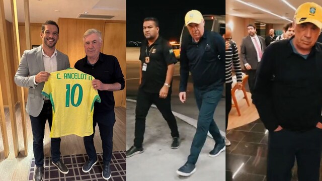Brazil caput  manager  Carlo Ancelotti.