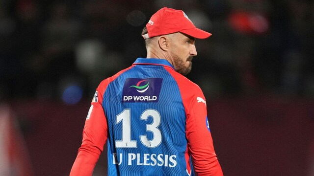 Delhi Capitals' Faf du Plessis walks towards his fielding presumption   during the Indian Premier League cricket lucifer  betwixt  Punjab Kings and Delhi Capitals astatine  Himachal Pradesh Cricket Association Stadium successful  Dharamshala, India, Thursday, May 8, 2025. (AP Photo/Ashwini Bhatia)


