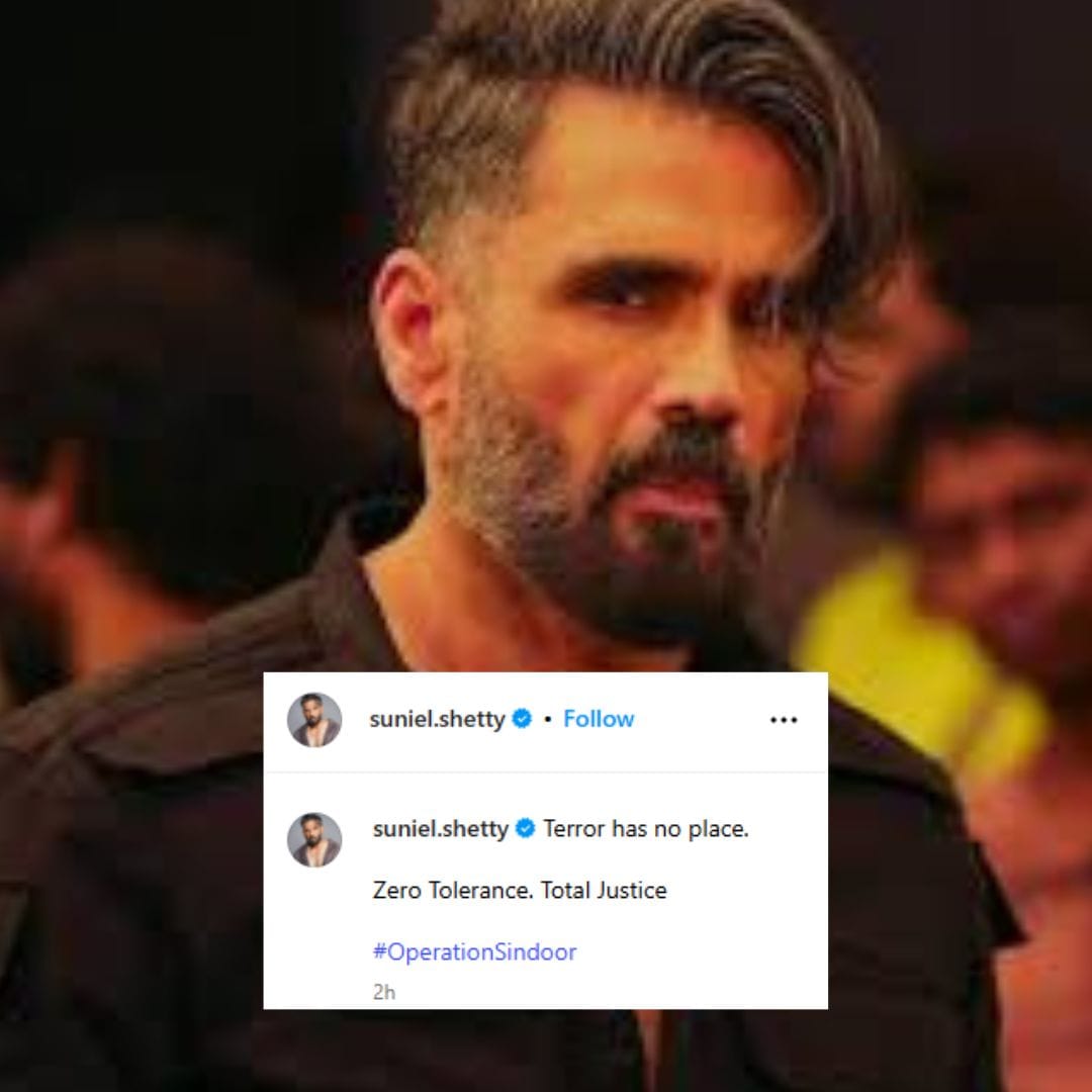 Suniel Shetty wrote on Instagram, “Terror has no place. Zero Tolerance. Total Justice." (File Pic) Suniel Shetty wrote on Instagram, “Terror has no place. Zero Tolerance. Total Justice." (File Pic)