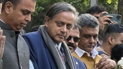 Shashi Tharoor, who has been leading the committee since 2024, was recently reappointed for another term. File pic/PTI