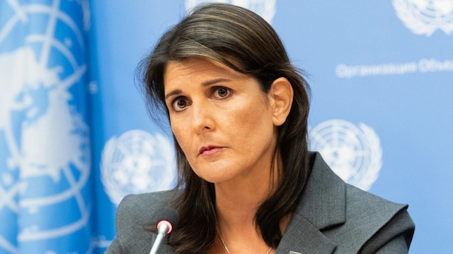 Former US envoy to the UN Nikki Haley | File Image