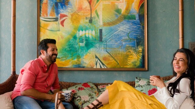 Kabir Khan and Mini Mathur's house also features a painting by Salman Khan. (Photo credits: YouTube)

