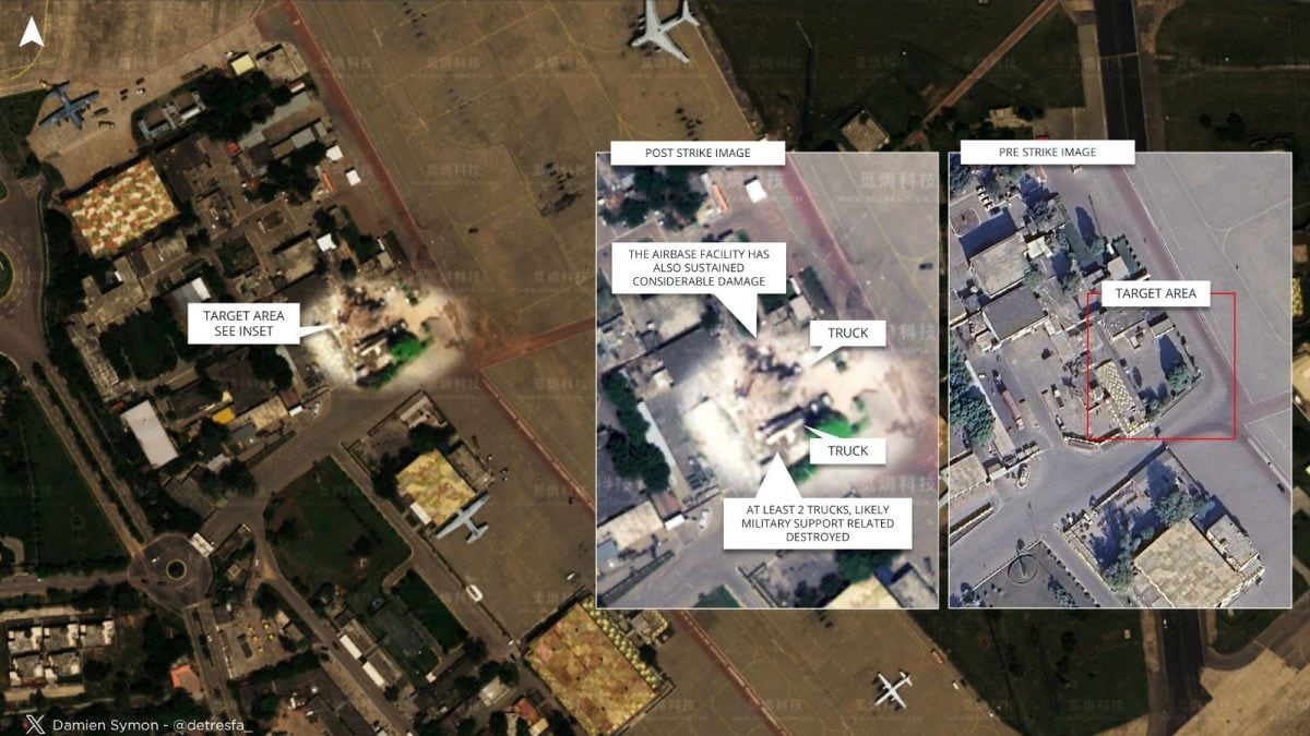 Chinese Satellite Image Reveals Damage to Pakistan's Nur Khan Airbase Following Indian Precision Strike