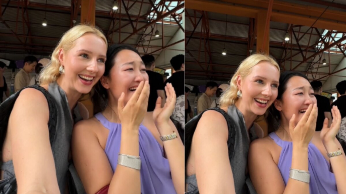 The Priceless Moment When Fans Spot Lady Gaga In Singapore