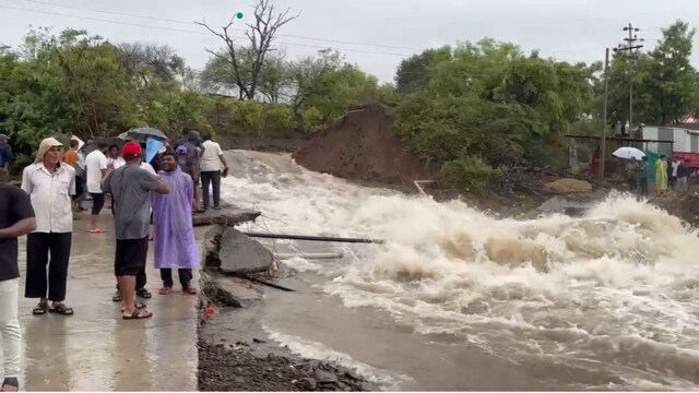 Pre-Monsoon Flooding successful  Baramati. (CNN News18)