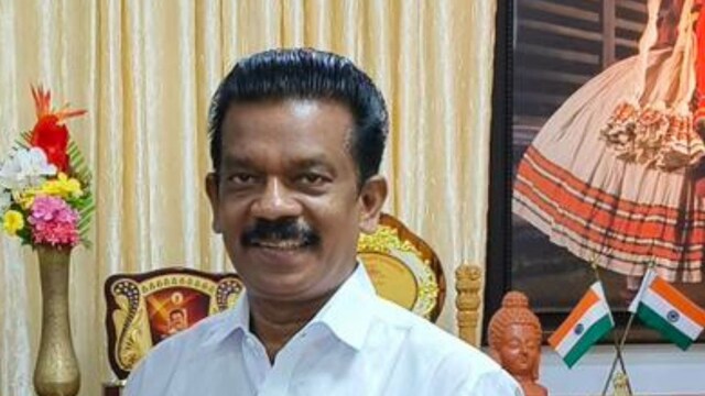 CPI (M) MP K Radhakrishnan. (X)