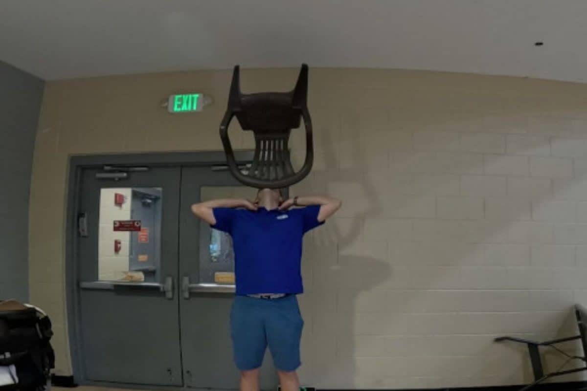 US Man Reclaims Guinness Record Balancing Chair On His Chin