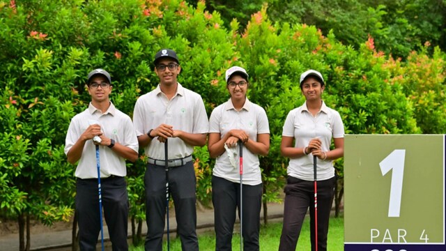 Ranveer Mitroo (left to right), Krish Chawla, Kashika Mishra and Saanvi Somu