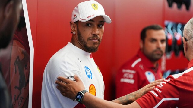 Lewis Hamilton of Britain prepares to compete before the Formula One Miami Grand Prix (Picture credit: AP)