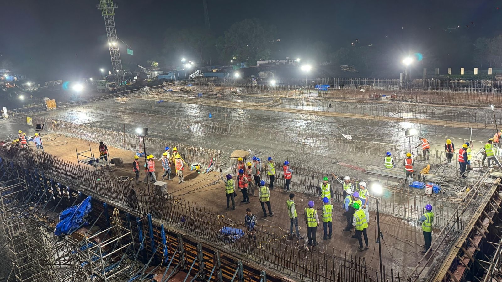 Virar Bullet Train Station Reaches ‘Concrete’ Construction Milestone As First Slab Cast Virar Bullet Train Station Reaches ‘Concrete’ Construction Milestone As First Slab Cast