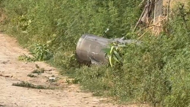 Villagers in these areas reported finding fragments of what appear to be parts of missiles or other aerial weapons.