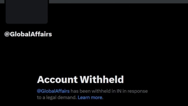 The account, which X has utilized to inform its user base about government-issued blocking directives, was restored around 11:00am. (Image Credit: X)