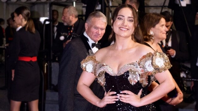 Kusha Kapila responds to a viral meme calling her a "random celebrity" astatine  Cannes. 