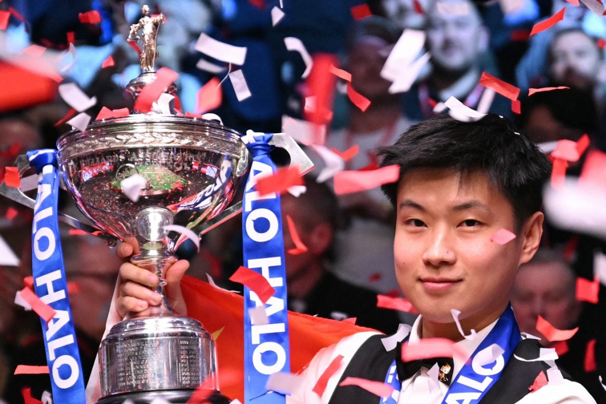 From Match-Fixing To World Champion: China's Zhao Xintong Makes Snooker History